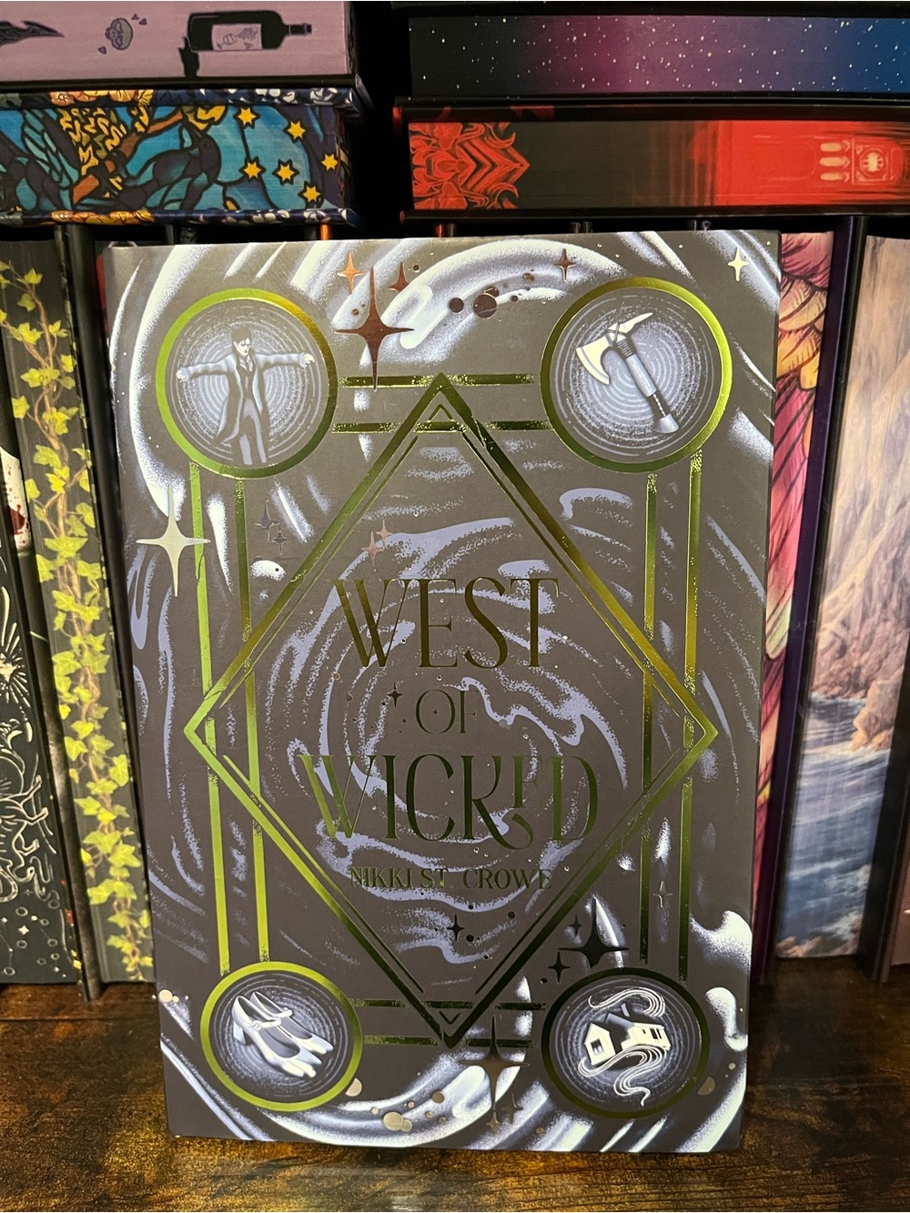 West of Wicked by Nikki St. Crown Bookish Box Edition